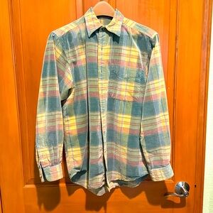 Men’s button down corduroy shirt